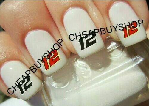 Professional Quality RYAN BLANEY #12 DRIVER NASCAR AUTO RACING》Nail Art Decals