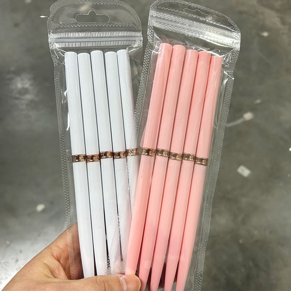 5/10pcs Pink/Black Nail Art Liner/Painting Brushes Ultra-thin Line Drawing Tool