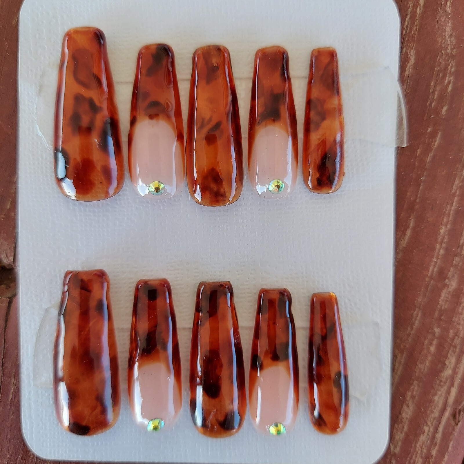 Tortoise Shell Nails Turtle Animal Print Nails Safari Nails Zoo Jungle Nails
