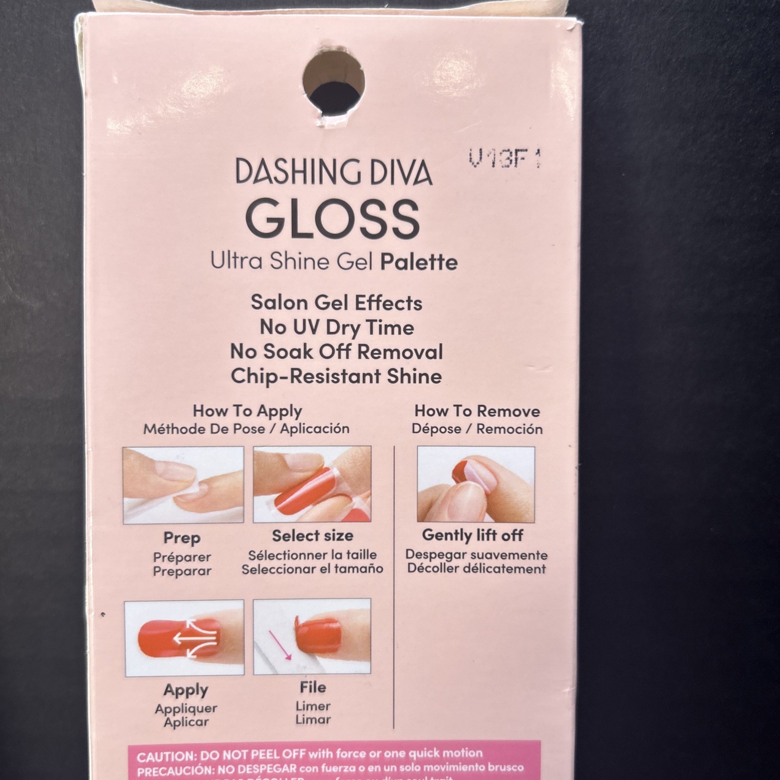 Dashing Diva Gloss 32 Gel Nail Strips Set/4 Pkgs NEW