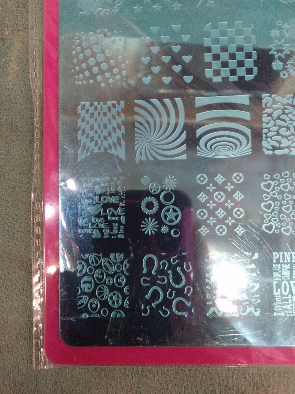 H&A Nail Art Stamp Plate #66 New in pack