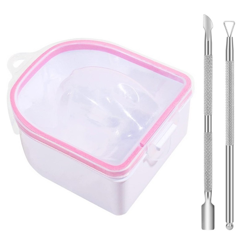 Nail Soaking Bowl,Gel Nail Polishs Remover Kit,Dip Powder Remover Tool,Nail