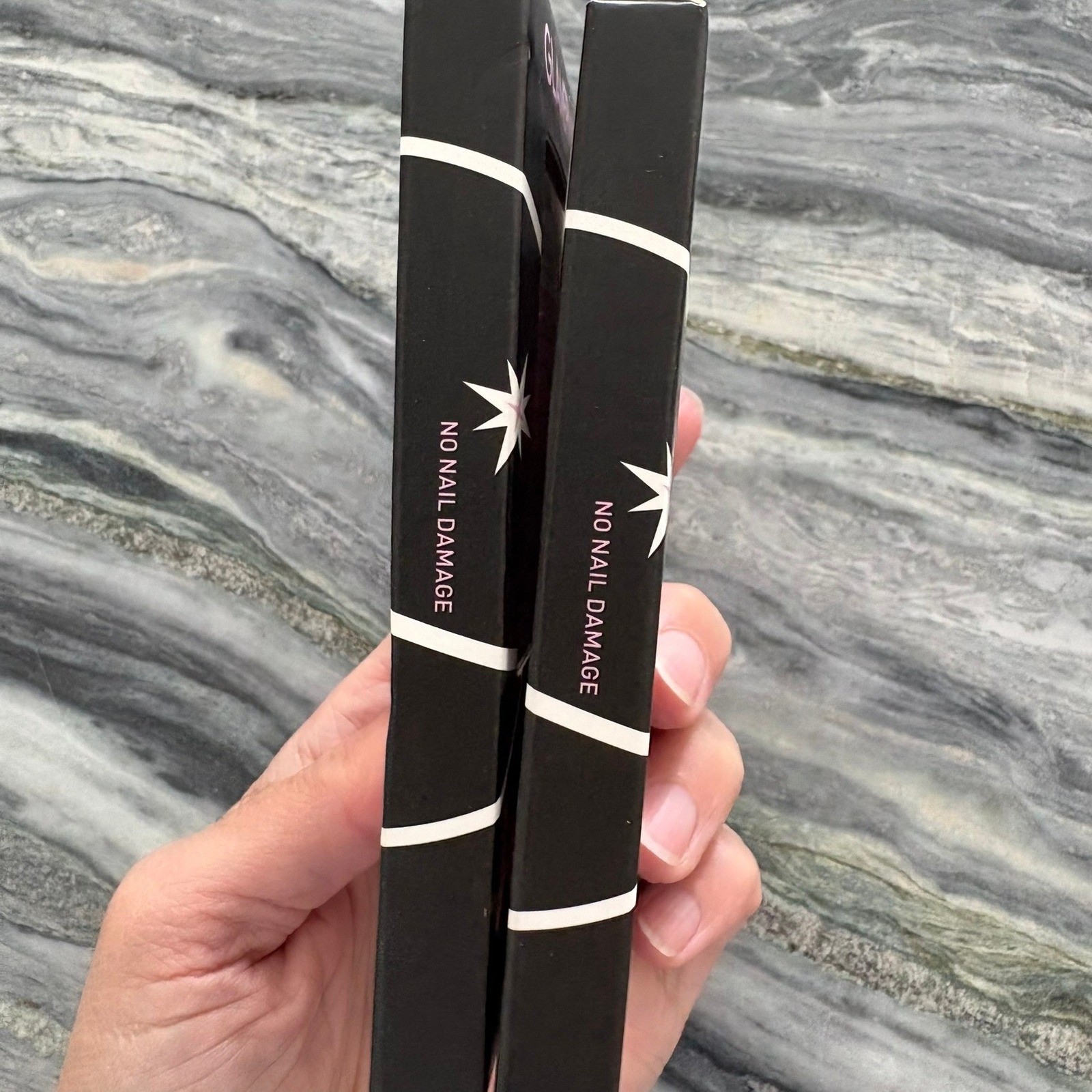 Glamermaid Handmade Press On Nails 2 Sets Champagne Gold Cat Eye Gel M302010422A