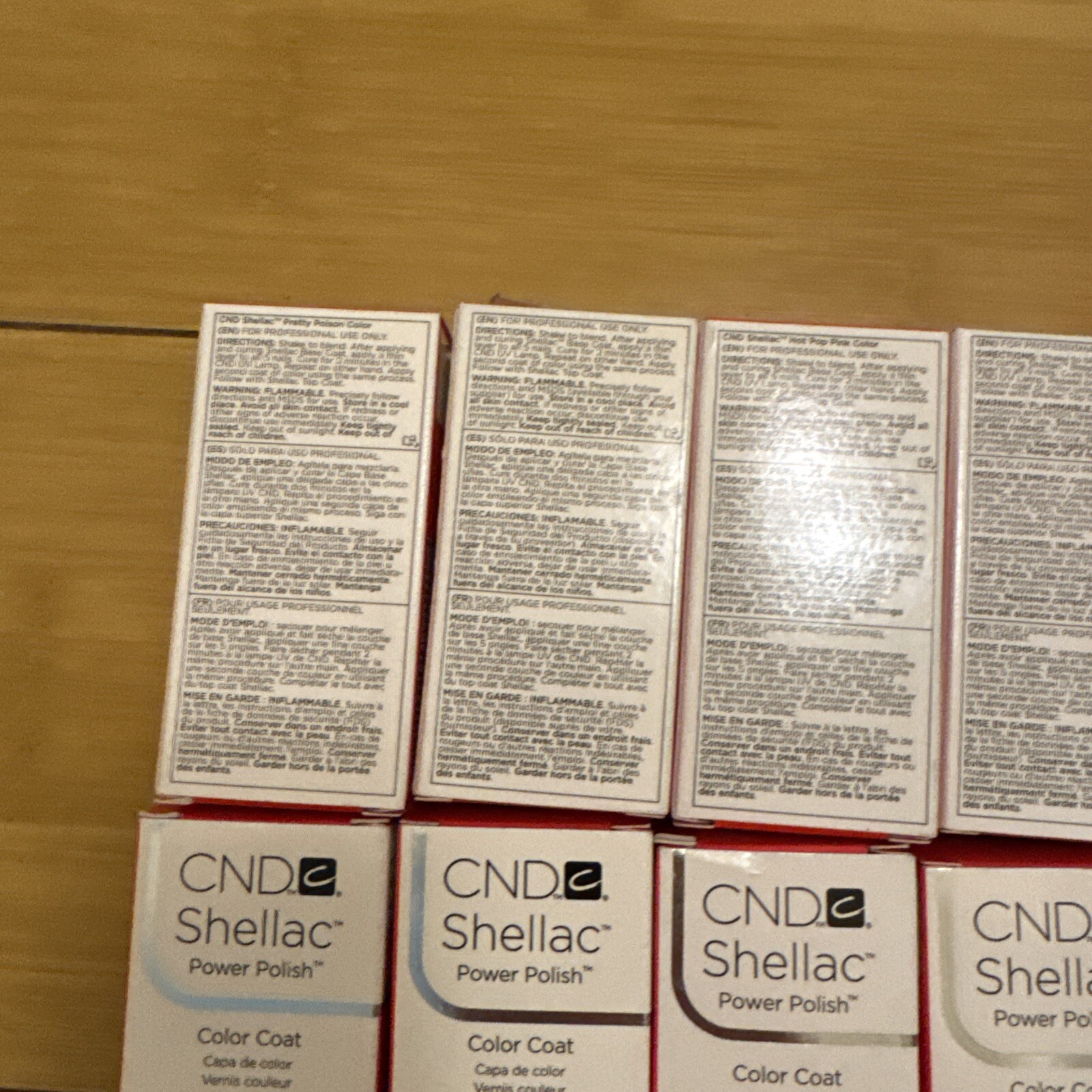 18 Bottles Lot New CND SHELLAC Power Polish UV Gel Nail Color Coat $400 Variety