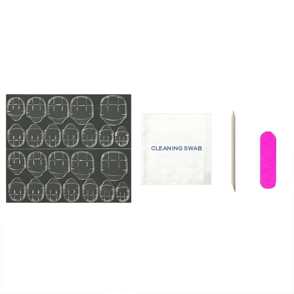 Secret Lives Reusable Round Shape Skin & White Color with Silver 24 set