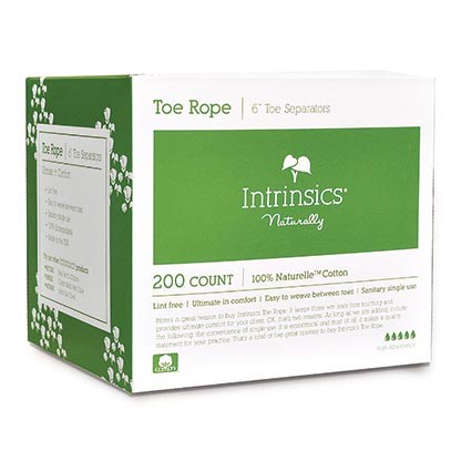 Intrinsics 405100 – Toe Rope, 6”, 200 ct., pure cotton toe separators