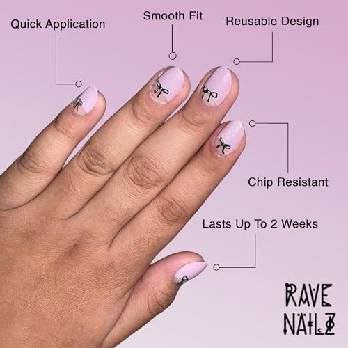 Press On Nails (24 Count) | Pink Cat Eye 3D False Oval Press On Nail Coquette