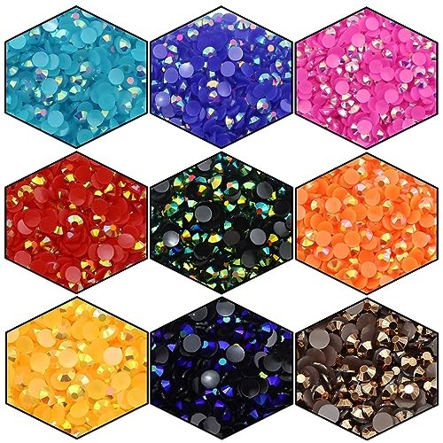 1440 Pcs SS20 5mm Flatback Rhinestones for Nails SS20/5mm/1440 PCS Champagne AB