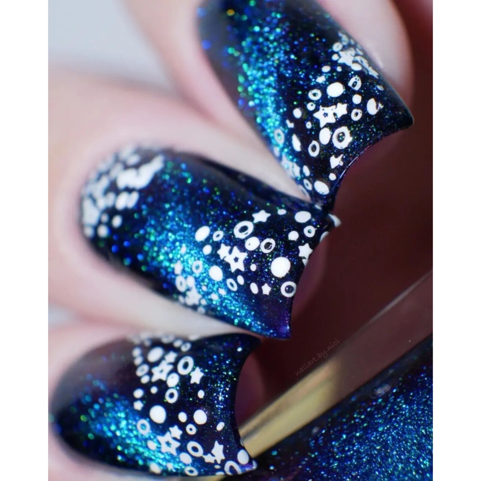 Night Contrails (Magnetic) Regular Polish, Nail Polish for Nail Art