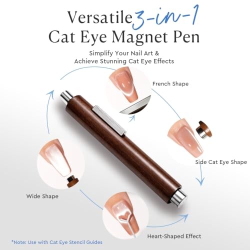 Set, Heart Rabbit French Cat Eye Gel Nail Tool Kit, 3-in-1 Cat Eye Magnet