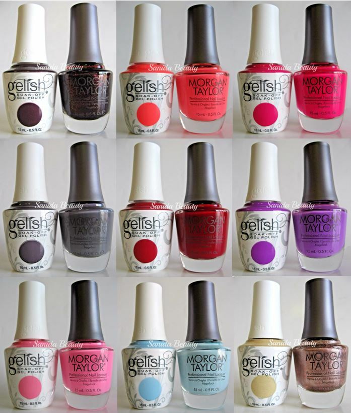 Harmony Gelish AND Morgan Taylor Matching Colors – Series 2 – Choose YOUR DUO