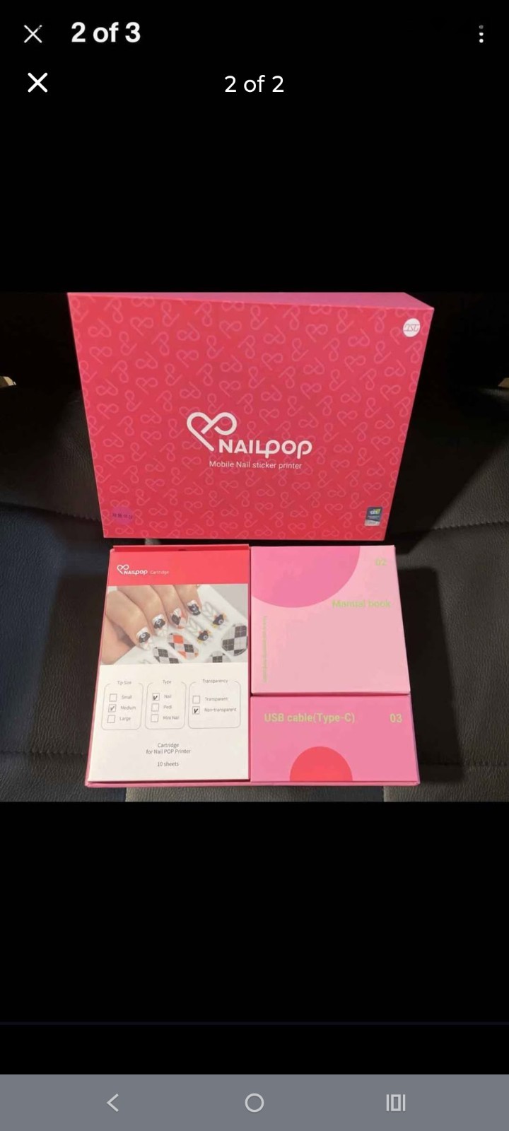 NAILPOP Nail Art Printer Kit, brand new