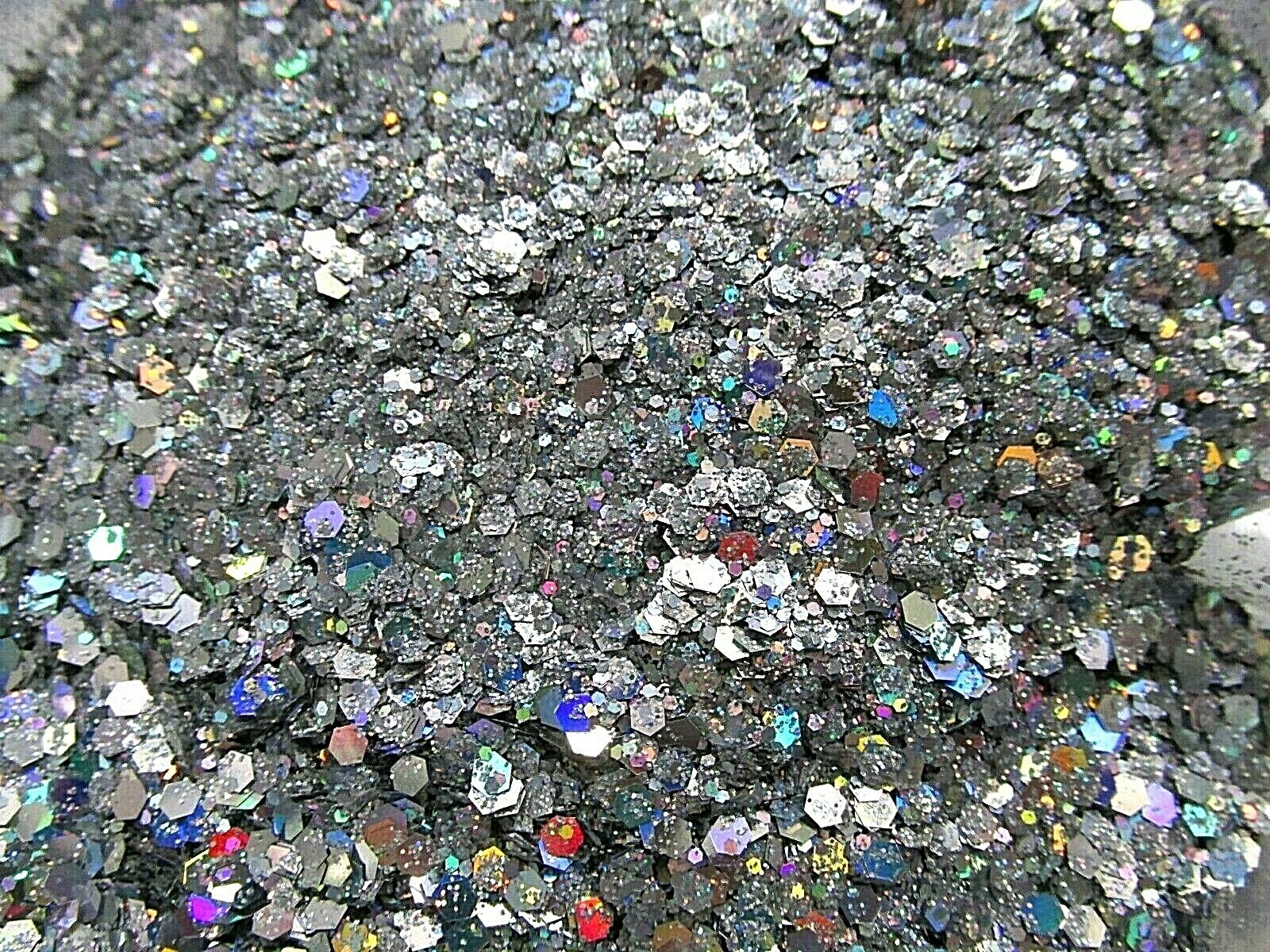 Holographic slushie glitter mixes