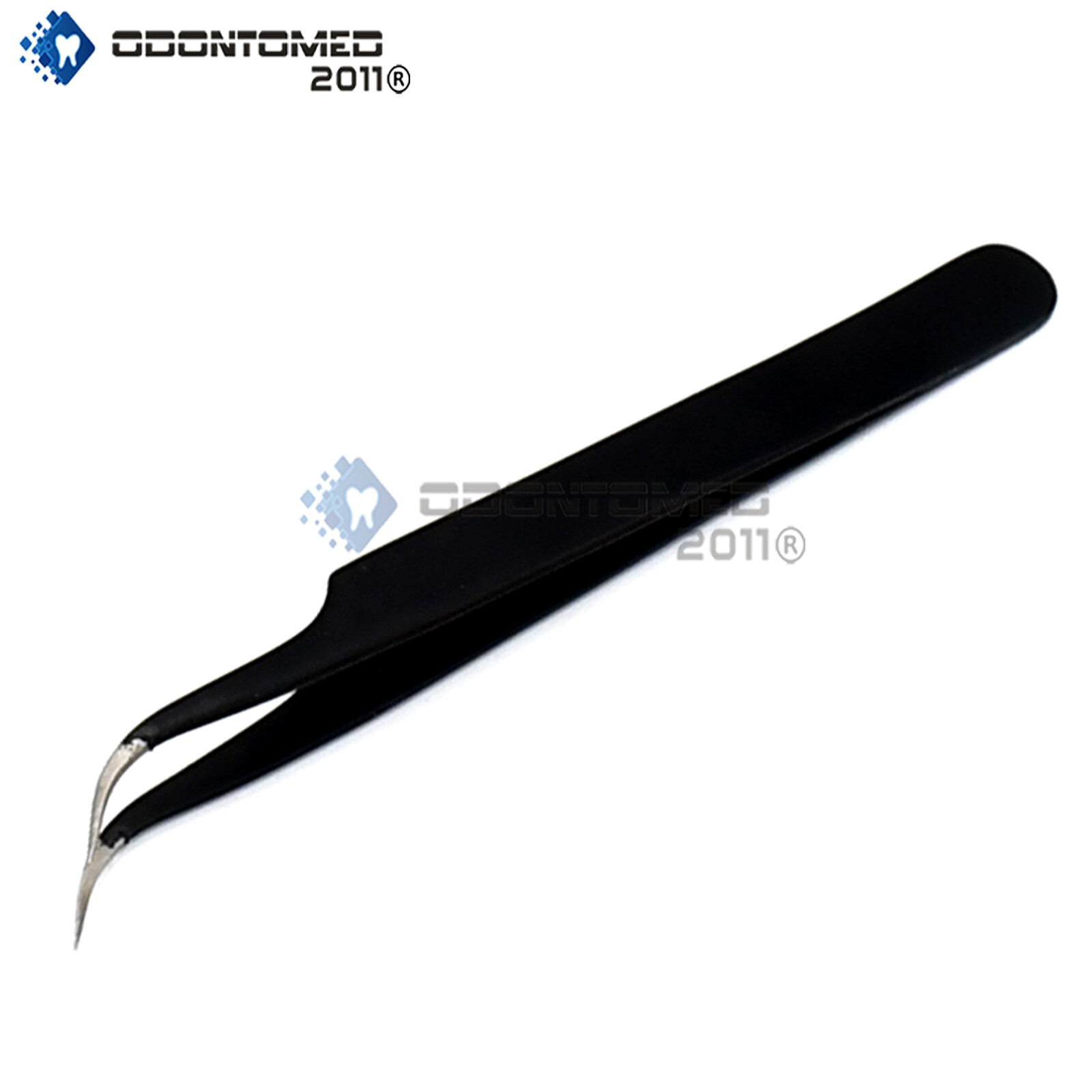 ODM Eyelash Extension Black Curved Tweezers