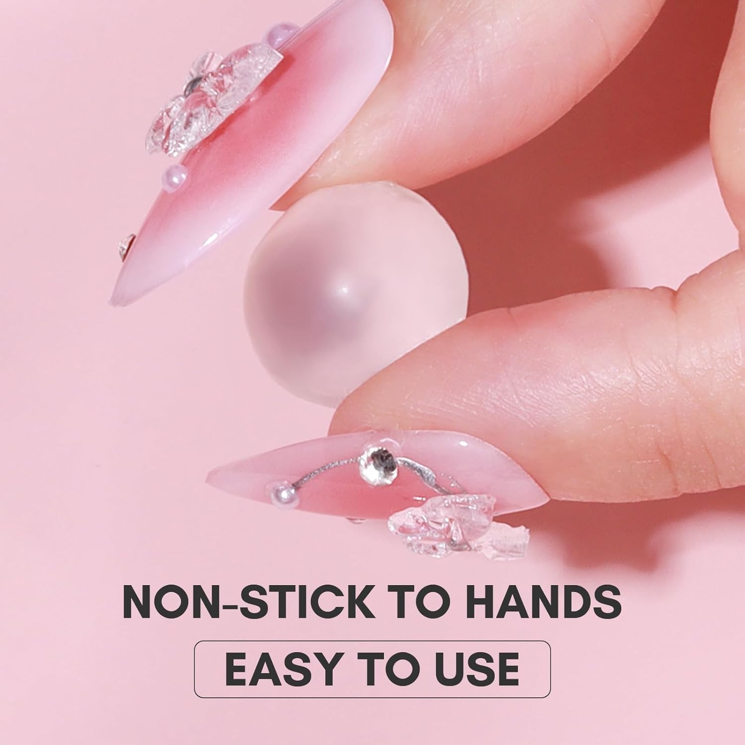 Clear Solid Builder Nail Gel for 3D Art & Extensions – 15ml Non-Sticky Formula