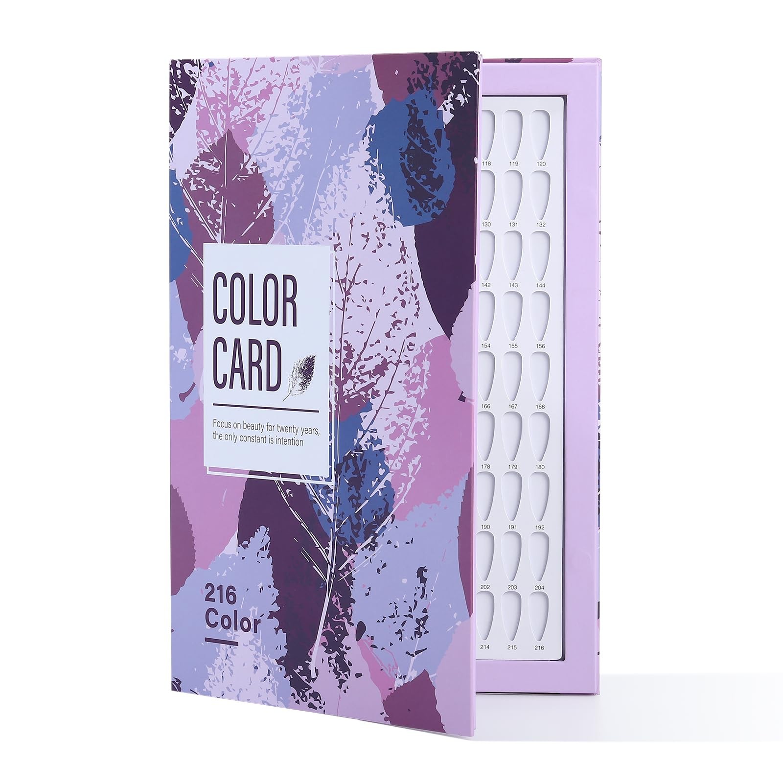 Acycoin2A 216 Nail Color Chart Display Gel Polish Book 29×21.7×2.8cm, A