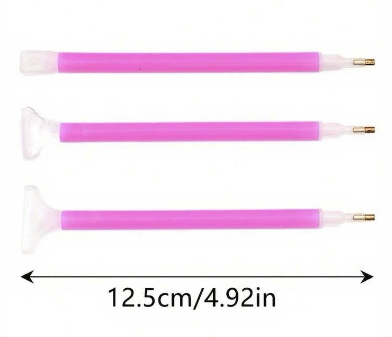 3pcs Rhinestones Crystal Picker Pen Tool Set Picking Up Pen Picker Pencil & Gels
