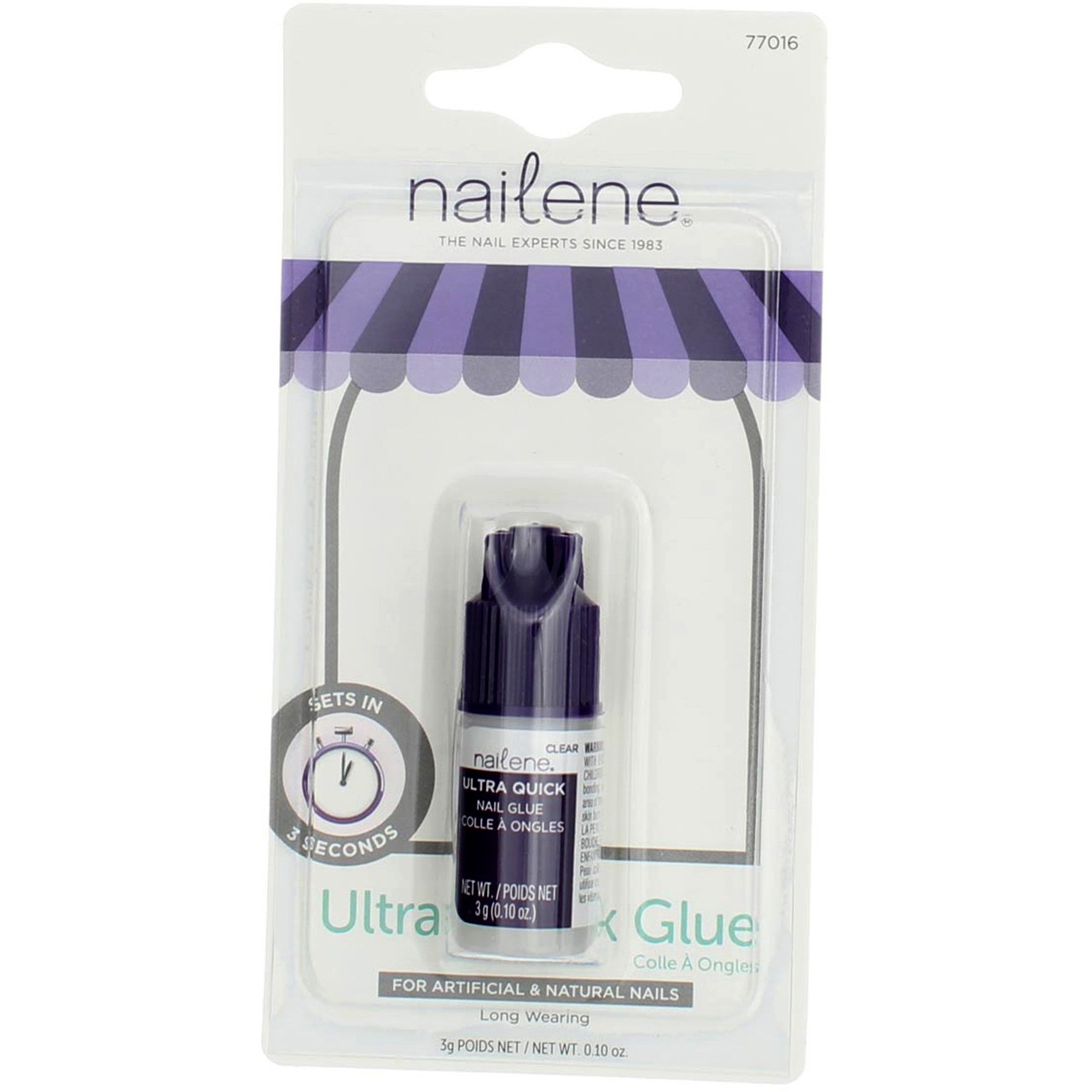 3 Pack Nailene Nail Artist Nail Glue, 0.1 oz