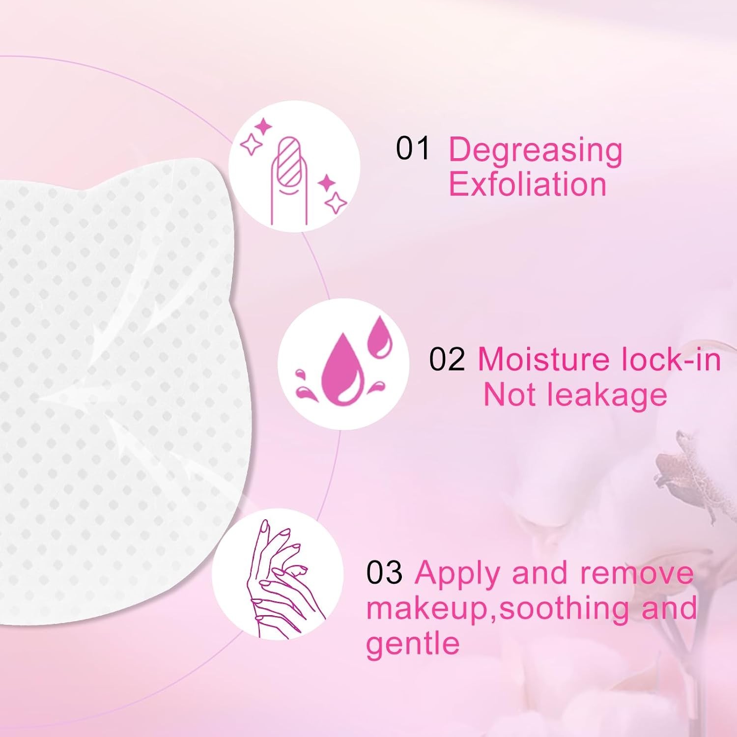 Nail Wipes 400PC Cat Shape Lint Free Super Absorbent Gel Polish Remover Pads …