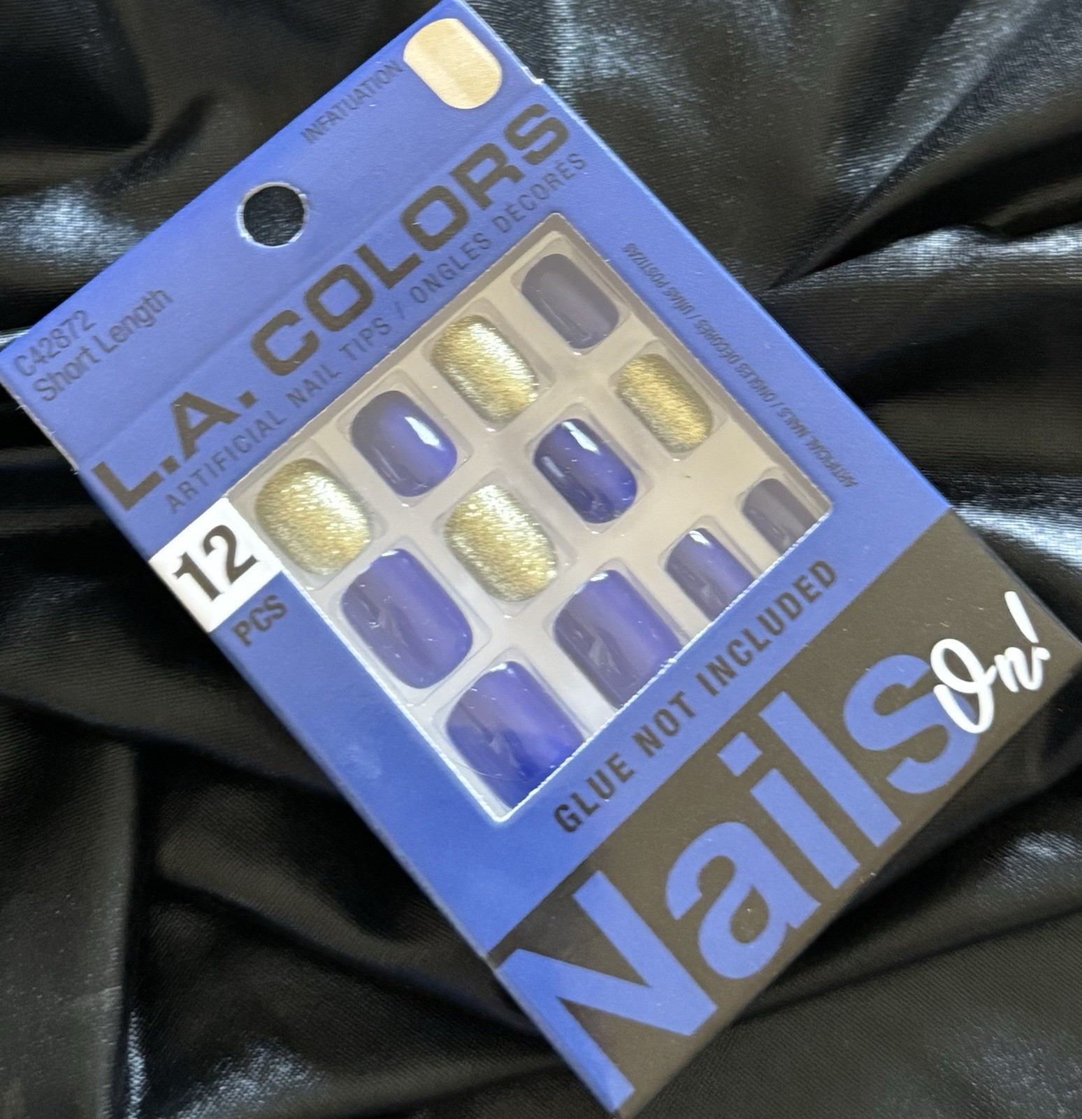 L.A. Colors Press On Nail Set Of 12~Includes Free Gifts With Purchase❣️