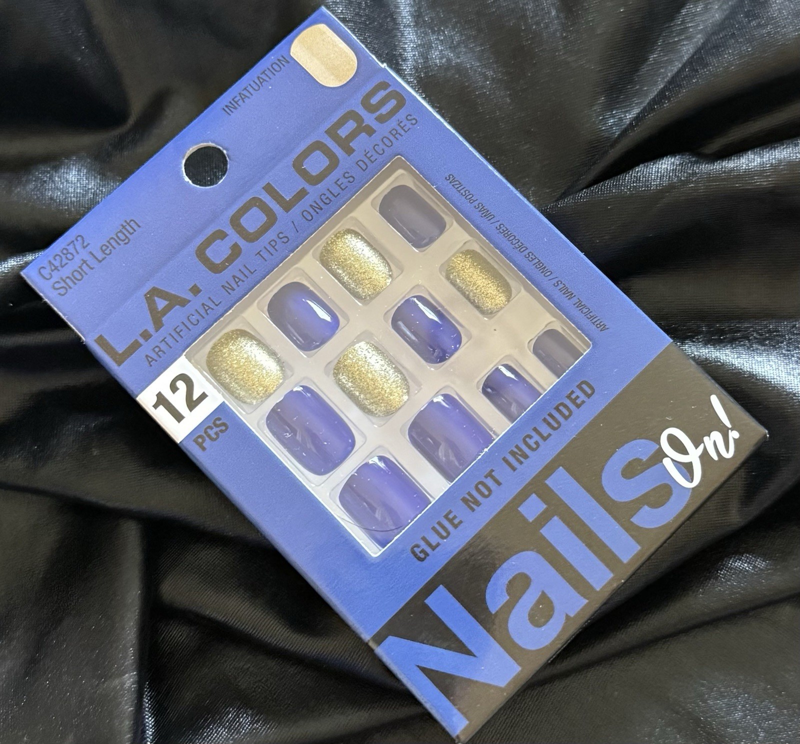 L.A. Colors Press On Nail Set Of 12~Includes Free Gifts With Purchase❣️