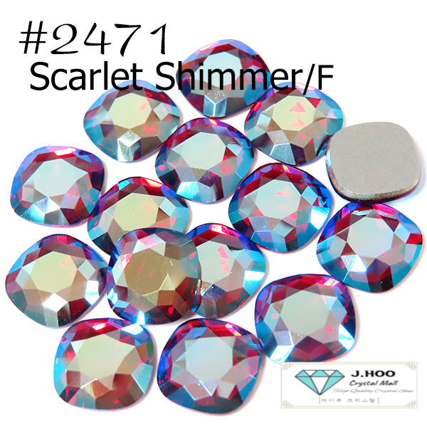 Swarovski 2471 Cushion Flat Back 10mm(4pcs)