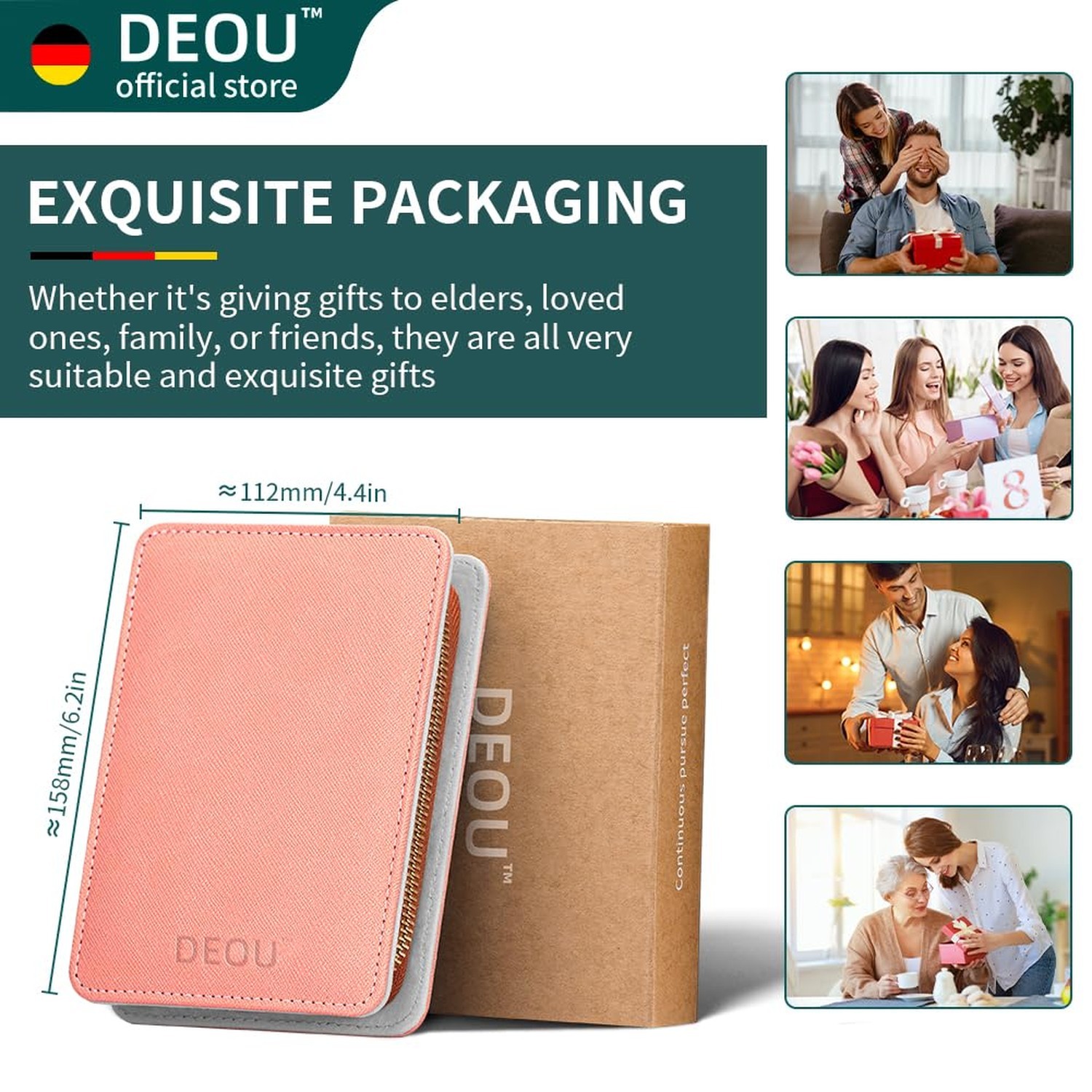 DEOU Professional Nail Set 11 in 1 stainless steel home care nail clippers, m…