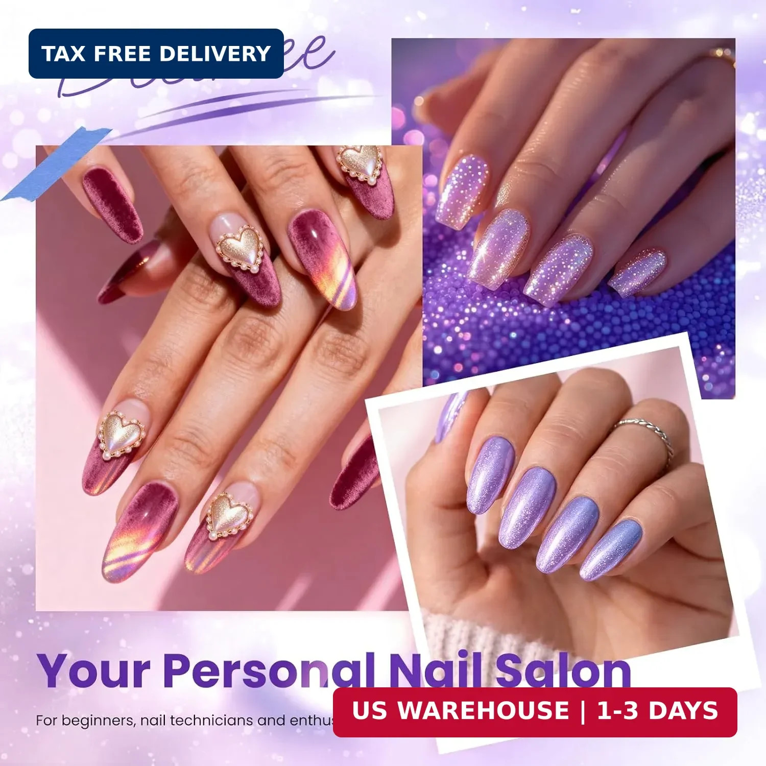 Nail Kit for Beginners with Everything: Professional Nails Kit Acrylic Set