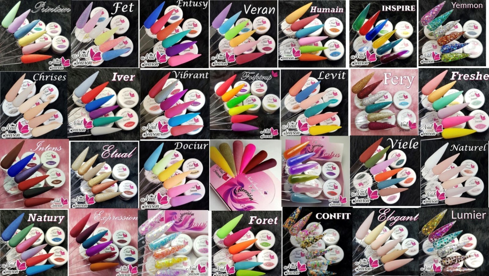 NAIL SEASON ACRYLIC POWDER EXCLUSIVELY FROM MEXICO