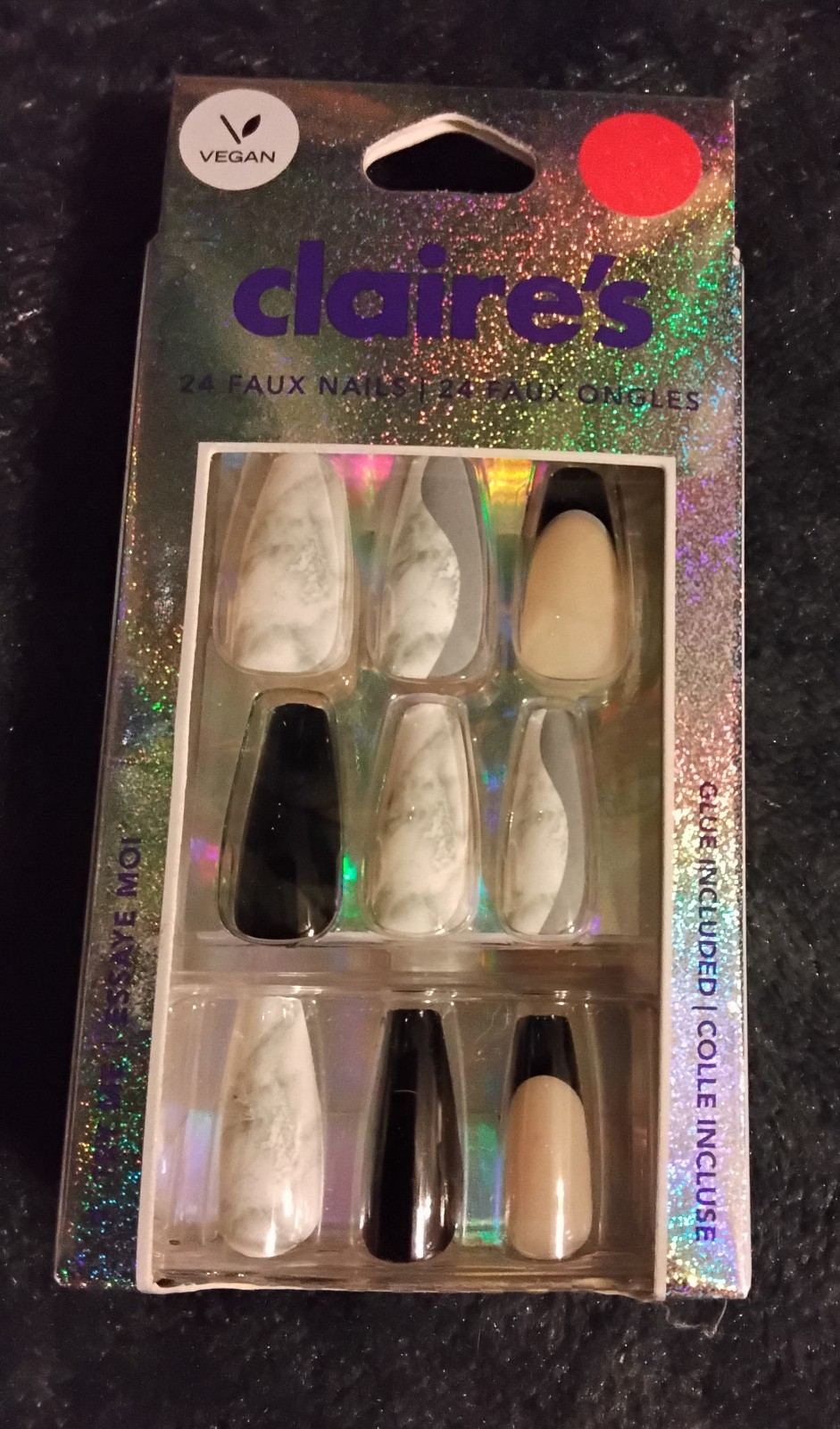 Claires Press On Nails 90s Style Gothic 2 Sets NWT