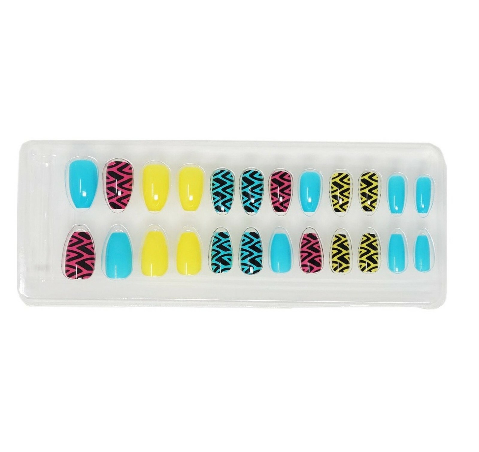 Izzy & Liv Tribe Called Queens In Bold Press On Manicure Set – 24 nails + glue