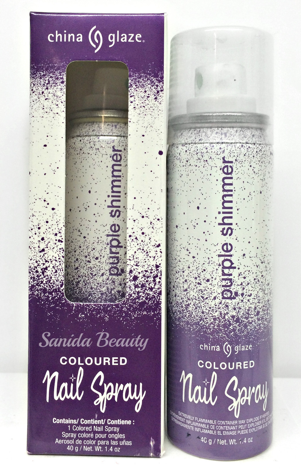 China Glaze Nail Lacquer COLOURED NAIL SPRAY 1.4oz/40g – Pick Your Color