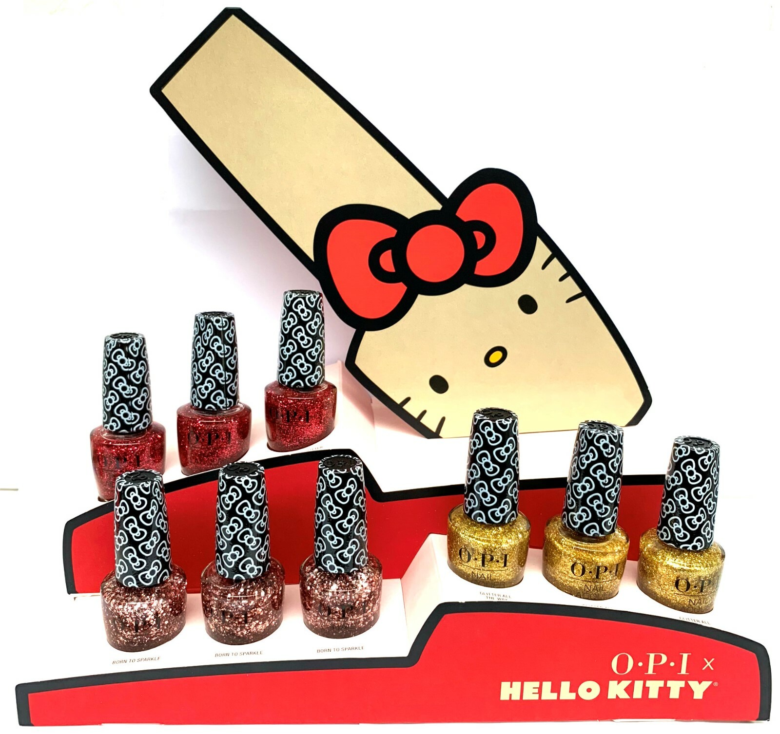 OPI Nail Lacquer – HELLO KITTY GLITTER 2019 Collection – Choose Any 0.5oz