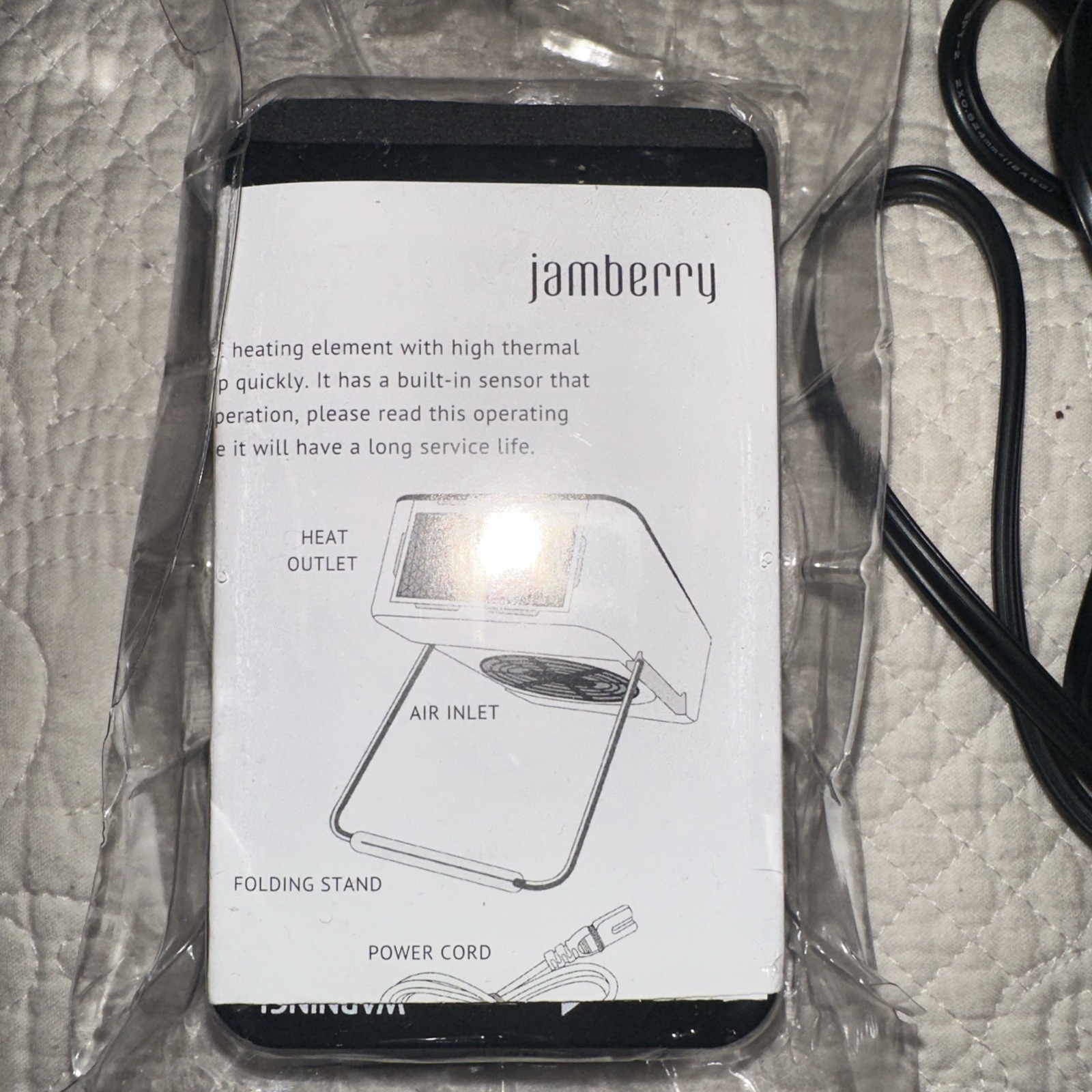 Jamberry Mini Heater For Nails With Box