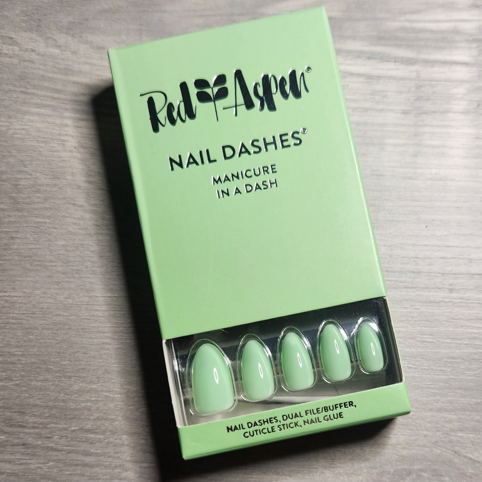 Press On Nails Lime in the Coconut Lola Summer Vacation Tropical Dash Red Aspen