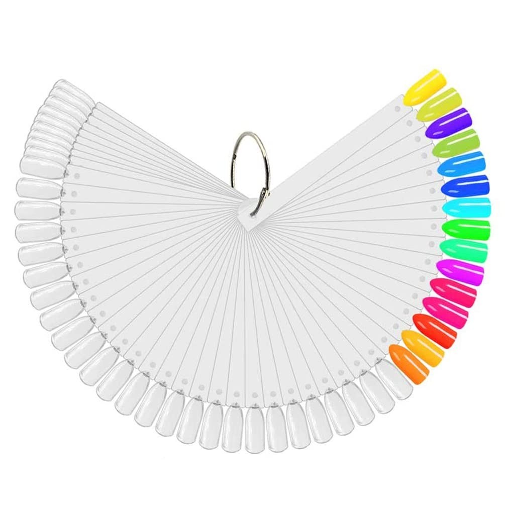 150-Count Nail Swatch Sticks with Ring – Perfect for Art Practicing & Display
