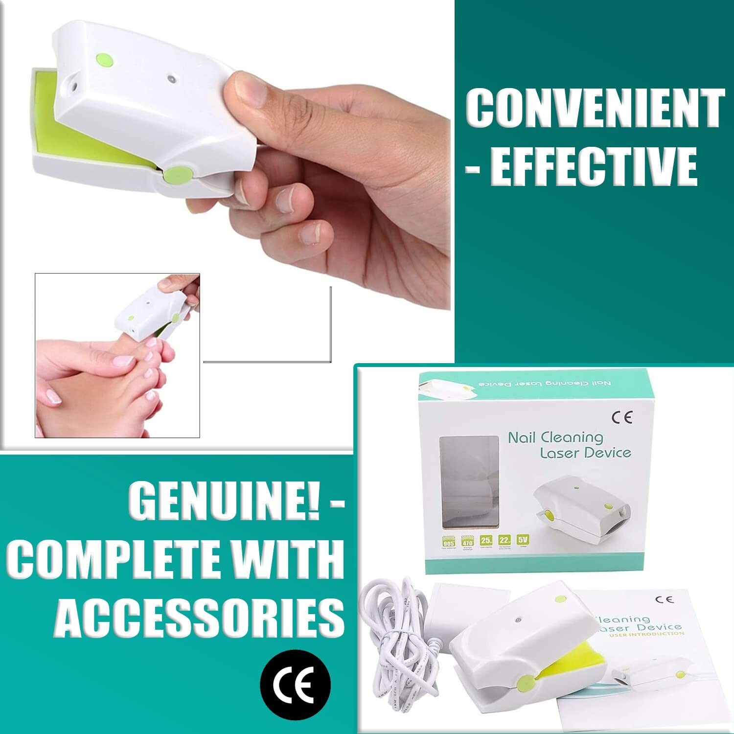 Antifungal Nail Fungus Treatment Blue Light Therapy Device Remove Fungal Fungi