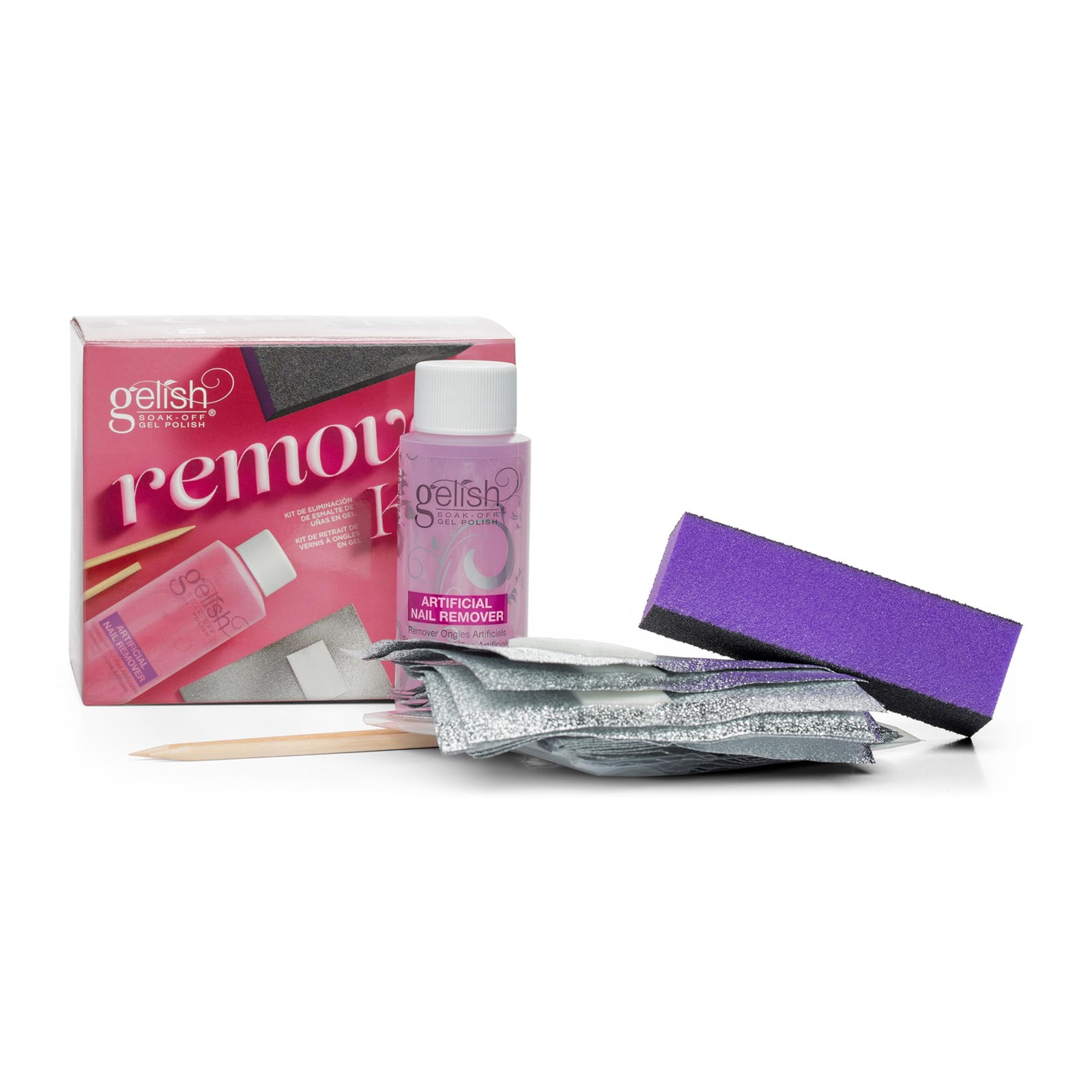 Gelish Removal Kit – Complete Gel Nail 2 Fl Oz (Pack of 1),