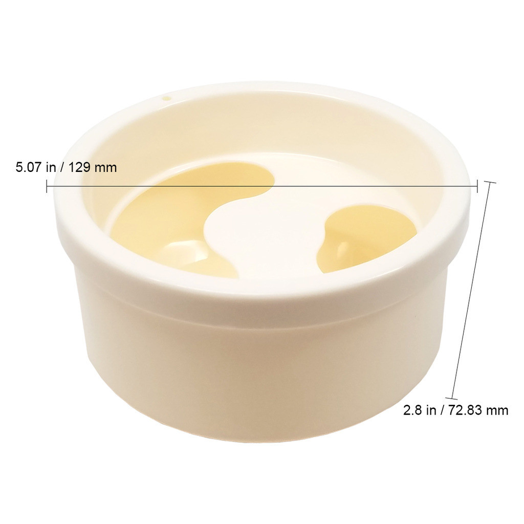 Acetone Resistant Round Style Manicure Bowl with Removable Lid – White