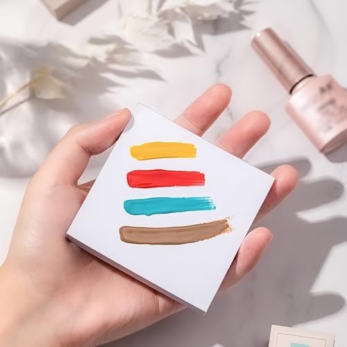 50 Sheets Disposable Nail Art Palette Papers, Double Side 2.9×2.9-palette Paper