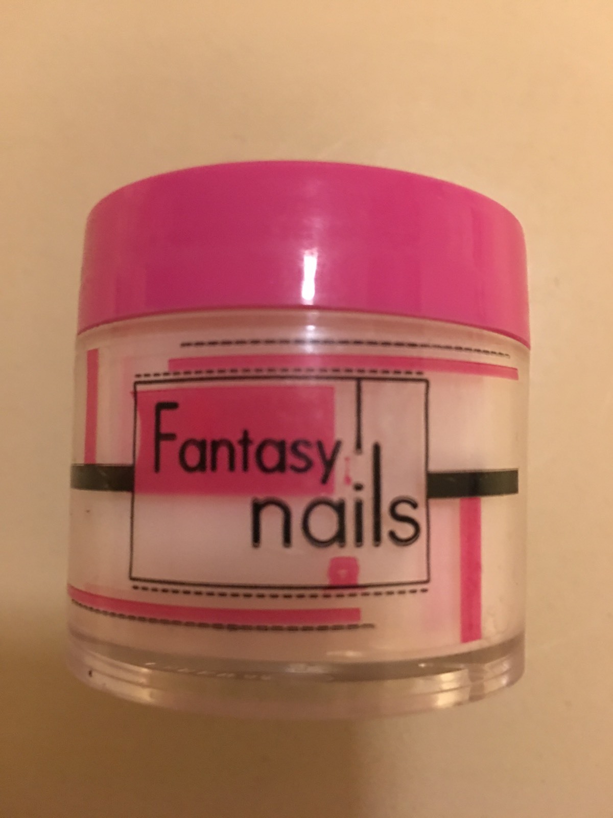polvo makeup de fantasy nails Color dark almond de 2oz
