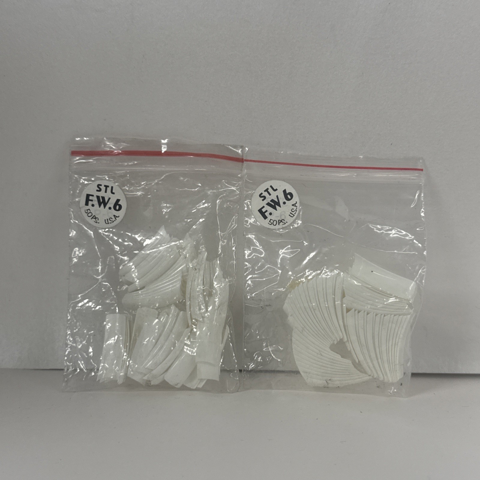 2 Pack- 50pc Clear Nail Tips- FW6