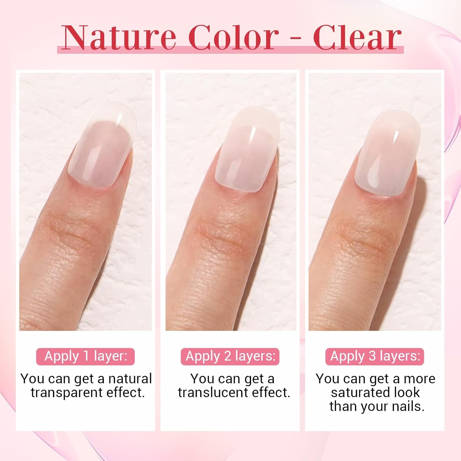 AZUREBEAUTY Nail Repair Kit Transparent Crystal for Broken Cracked Clear