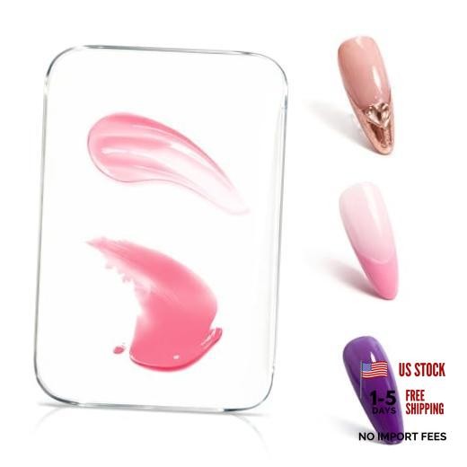 Acrylic Nail Art Palette – Transparent Gel Polish – 1 Count (Pack of 1)