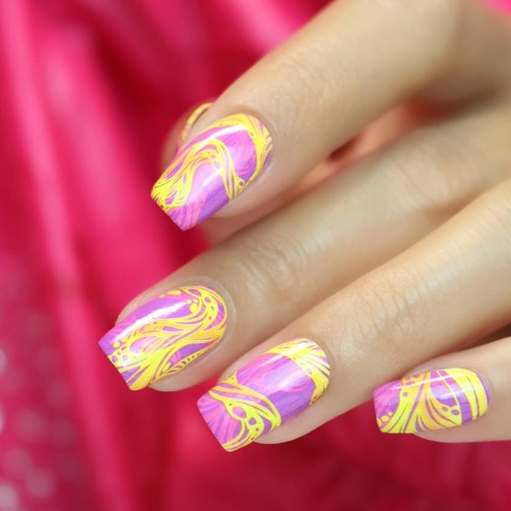 P116 Lavalicious Water Decals Sliders for Nail Art Design