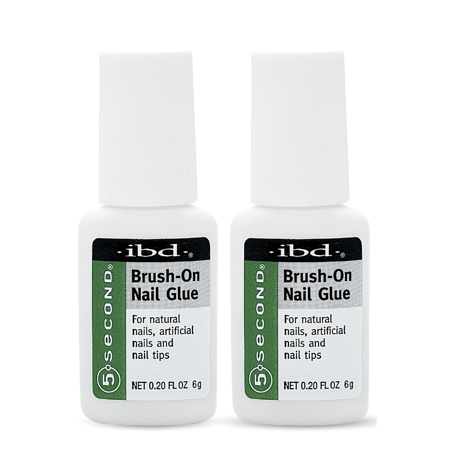 Ibd 5 Second Brush On Nail Glue 54006 / Treatments by IBD (Pack of 2)