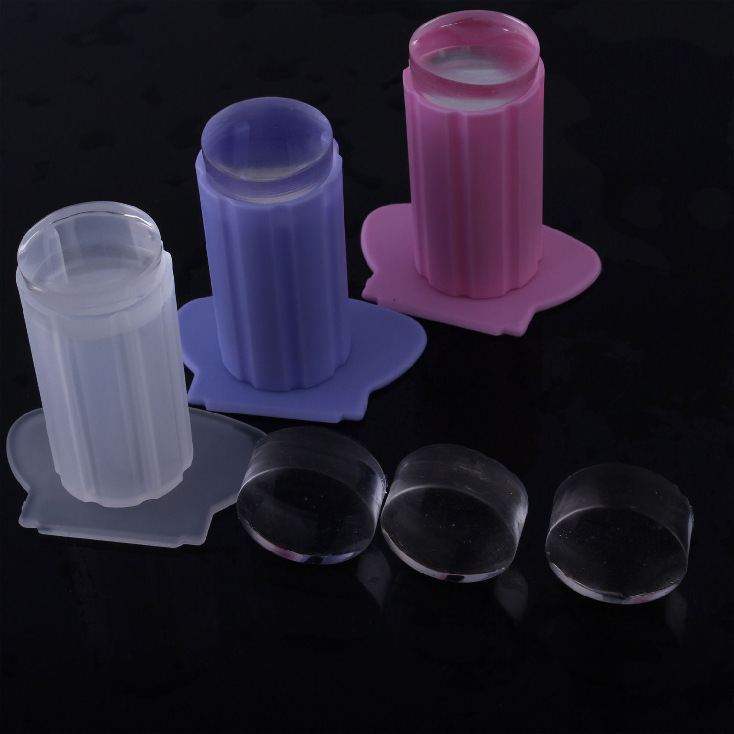 Nail Art Stamper Stamp Scraper Set Polish Stamping Image Plate Manicure Tools