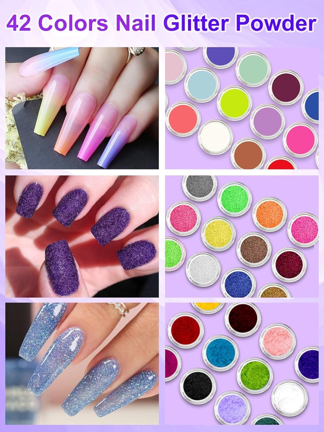 Ultimate 81-in-1 Acrylic Nail Kit – UV Lamp, Drill & Glitter for Stunning Nails