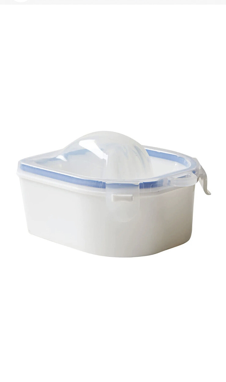2 Pcs Nail Soaking Bowl for Manicure and Acrylic Gel Polish Remover, Blue