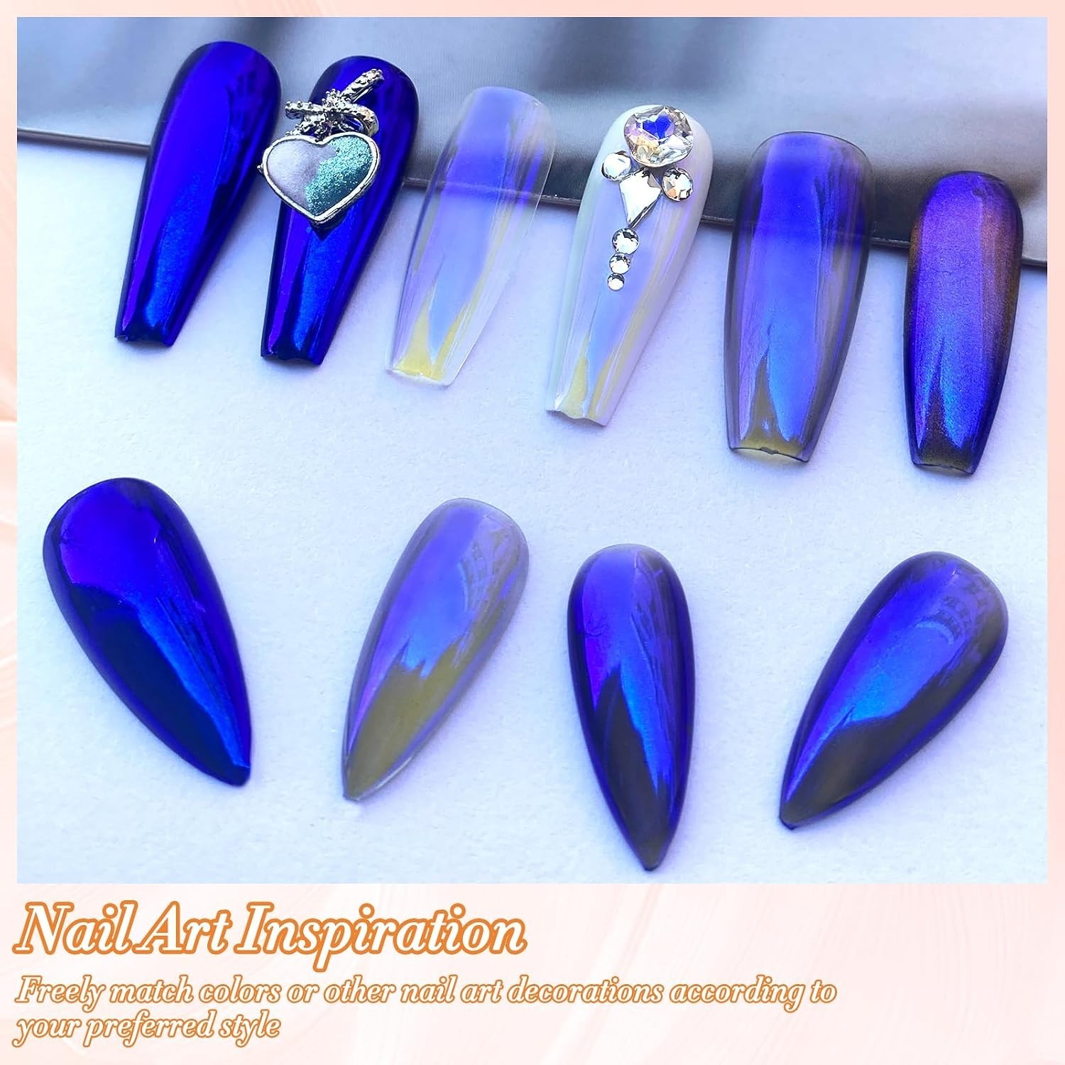 Salon-Quality Unicorn Chrome Nail Powder – Easy Application & High Gloss Finish